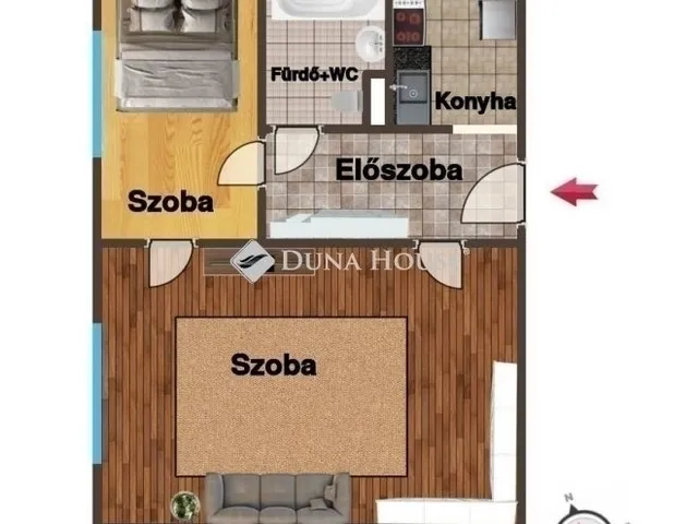 Eladó lakás Budapest XV. kerület, Újpalota 35 nm