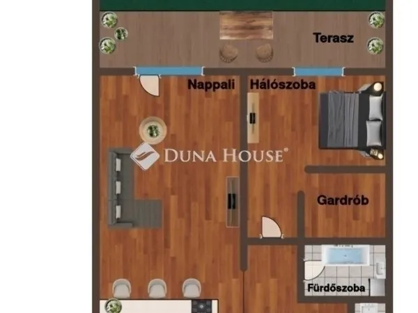 Eladó lakás Budapest III. kerület, Csillaghegy 38 nm