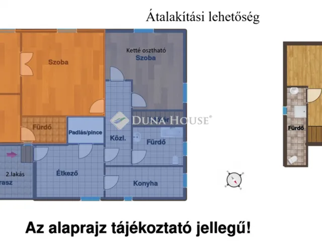 Eladó ház Budapest XVIII. kerület, Szemeretelep 130 nm