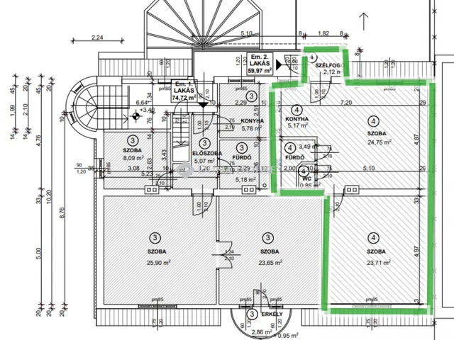 Eladó lakás Budapest XIV. kerület 59 nm