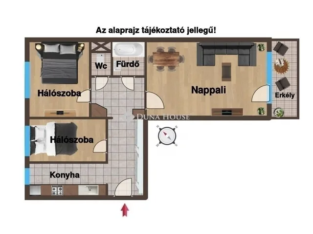 Eladó lakás Budapest XIX. kerület 53 nm