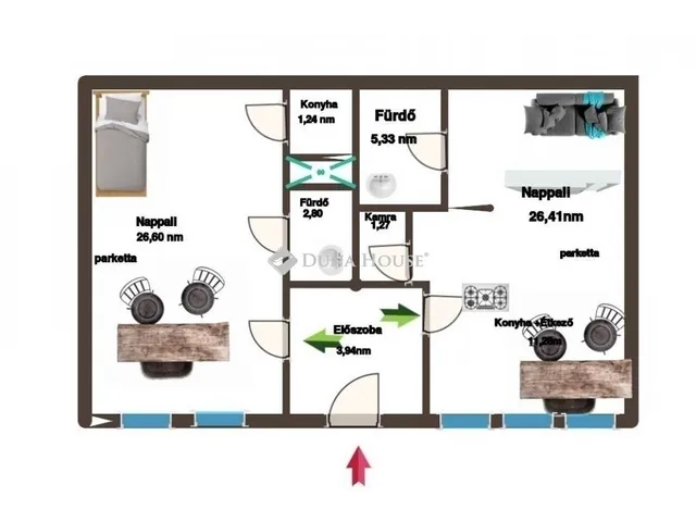 Eladó lakás Budapest V. kerület, Lipótváros 79 nm