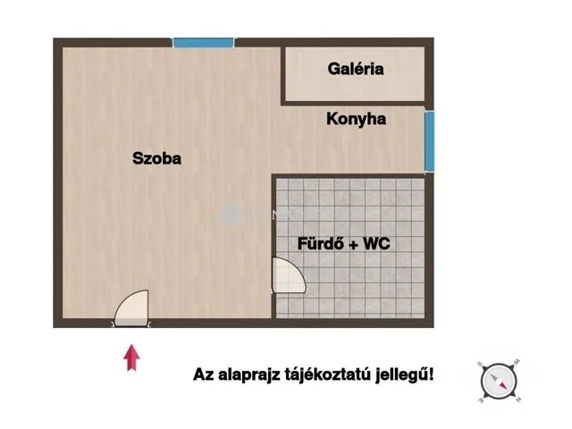 Eladó lakás Budapest VII. kerület 23 nm