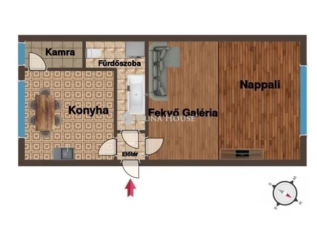 Eladó lakás Budapest X. kerület, Óhegy 36 nm