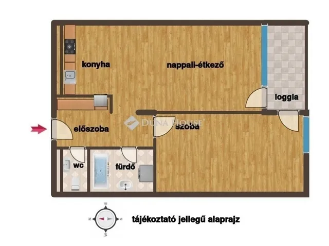 Eladó lakás Budapest VIII. kerület 52 nm