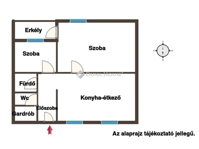 Eladó lakás Budapest VIII. kerület 62 nm
