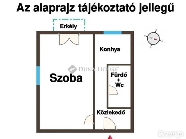 Eladó lakás Budapest XVII. kerület, Rákoskeresztúr 37 nm