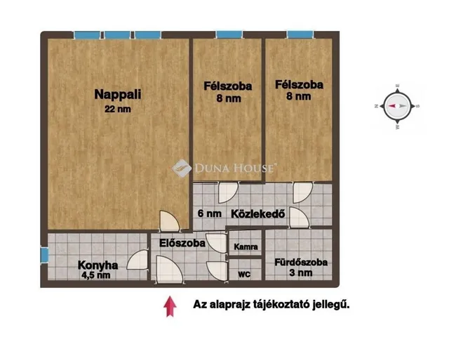 Eladó lakás Budapest IV. kerület 55 nm