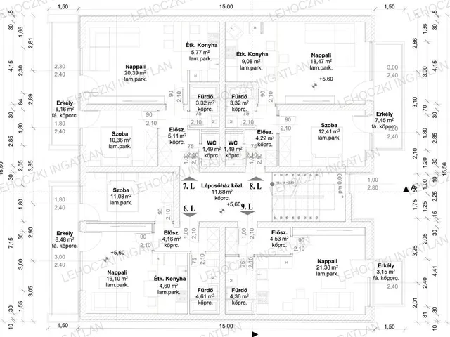 Eladó lakás Nyíregyháza, Belváros 44 nm