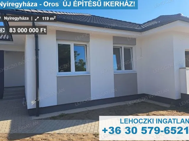 Eladó ház Nyíregyháza, Oros 119 nm