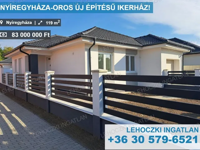 Eladó ház Nyíregyháza, Oros 119 nm