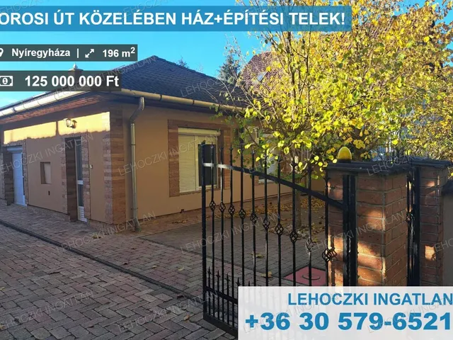 Eladó ház Nyíregyháza 196 nm