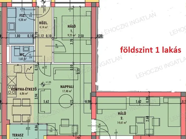 Eladó lakás Nyíregyháza, Belváros 46 nm