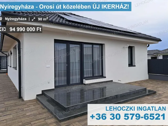 Eladó ház Nyíregyháza, Oros 98 nm