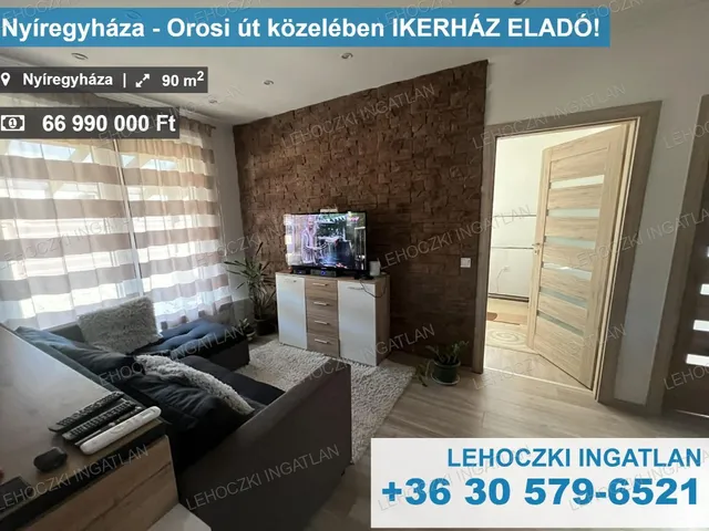 Eladó ház Nyíregyháza, Oros 90 nm
