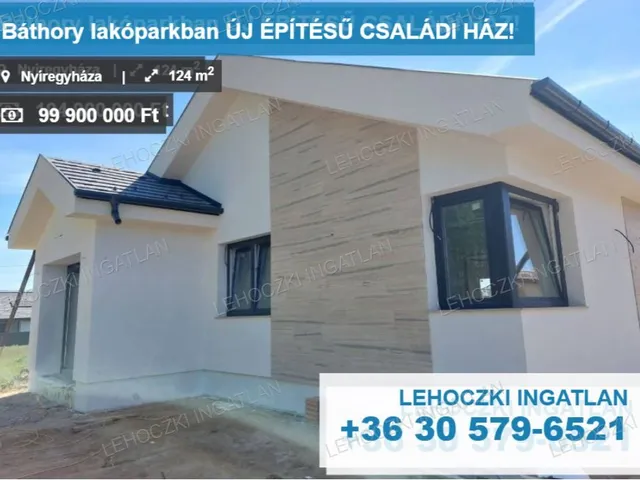 Eladó ház Nyíregyháza 124 nm