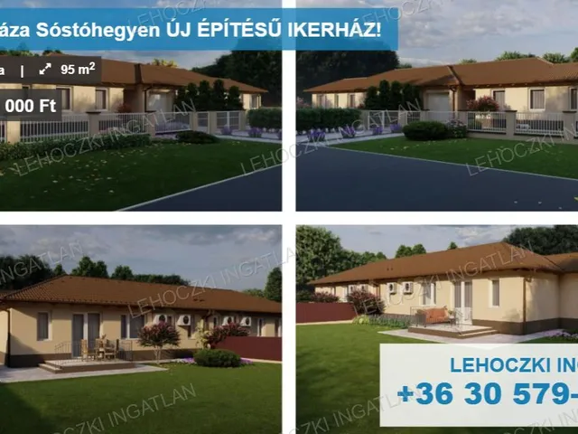 Eladó ház Nyíregyháza, Sóstóhegy 95 nm