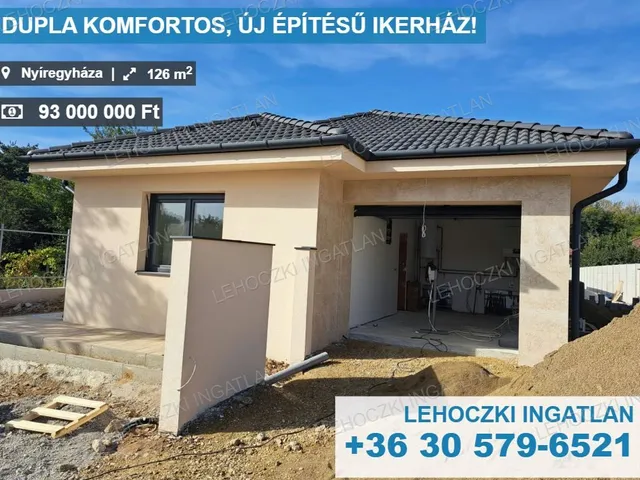 Eladó ház Nyíregyháza, Malomkert 126 nm