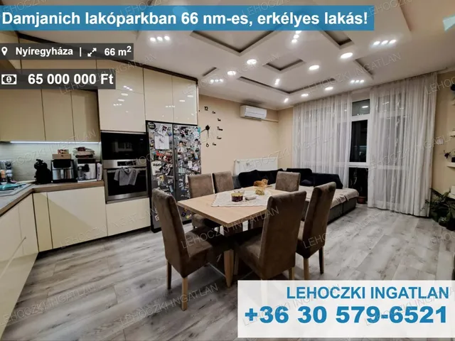 Eladó lakás Nyíregyháza 66 nm