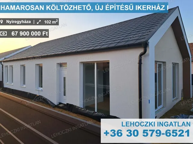 Eladó ház Nyíregyháza, Nyírszőlős 102 nm