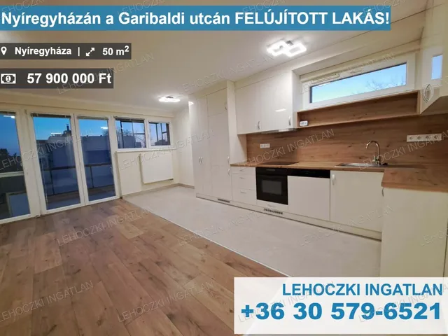 Eladó lakás Nyíregyháza, Korányi-kertváros 50 nm