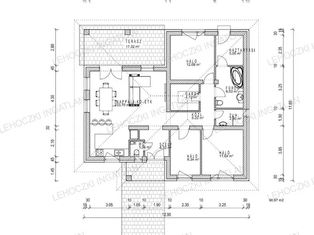 Eladó ház Nyíregyháza, Nyírszőlős 97 nm