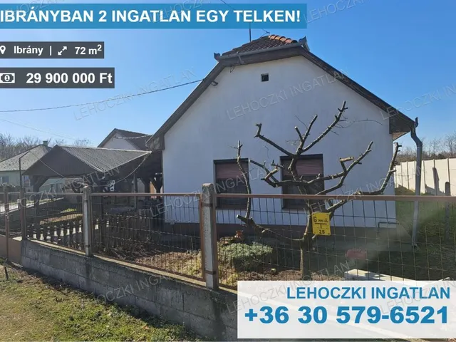 Eladó ház Ibrány 72 nm