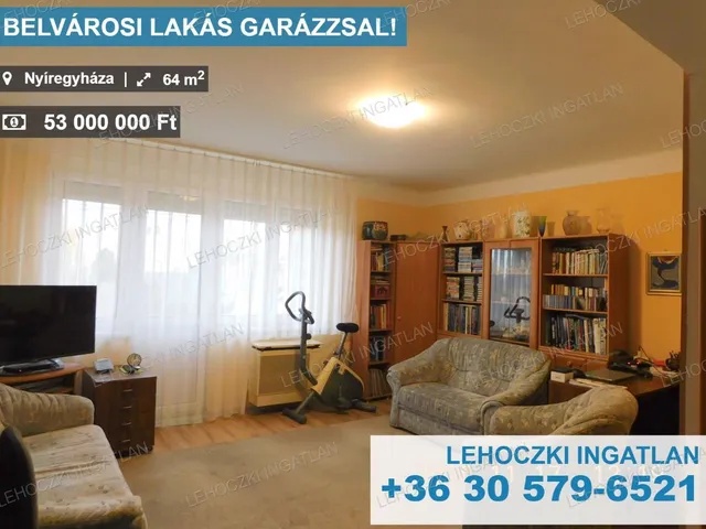 Eladó lakás Nyíregyháza, Belváros 64 nm