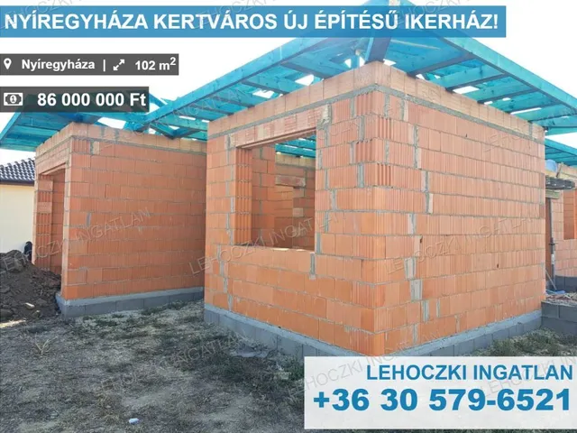 Eladó ház Nyíregyháza, Kertváros 102 nm