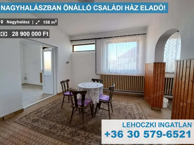 Eladó ház Nagyhalász 158 nm