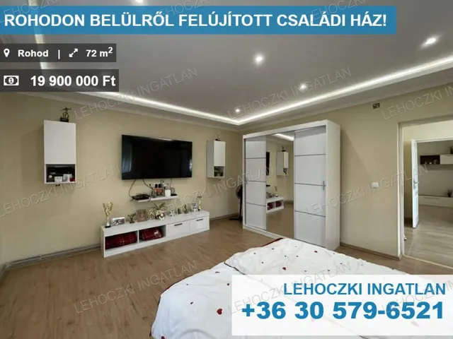 Eladó ház Rohod 72 nm