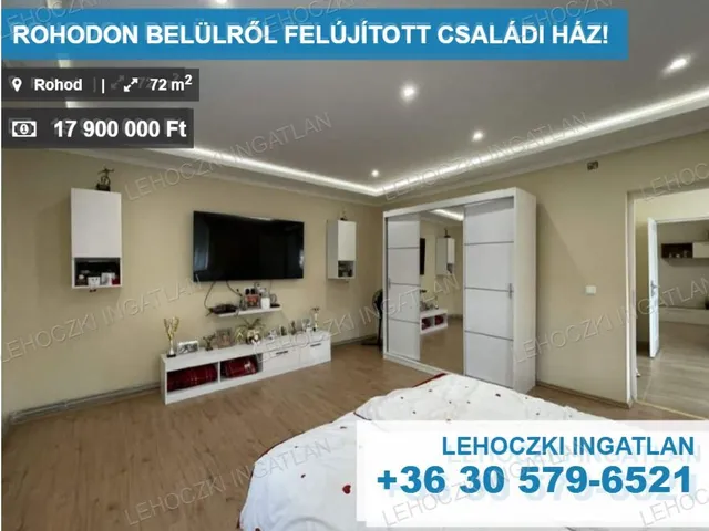 Eladó ház Rohod 72 nm