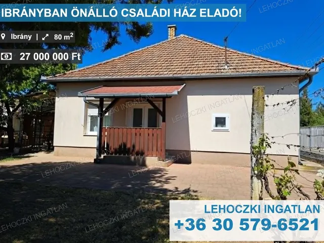 Eladó ház Ibrány 80 nm
