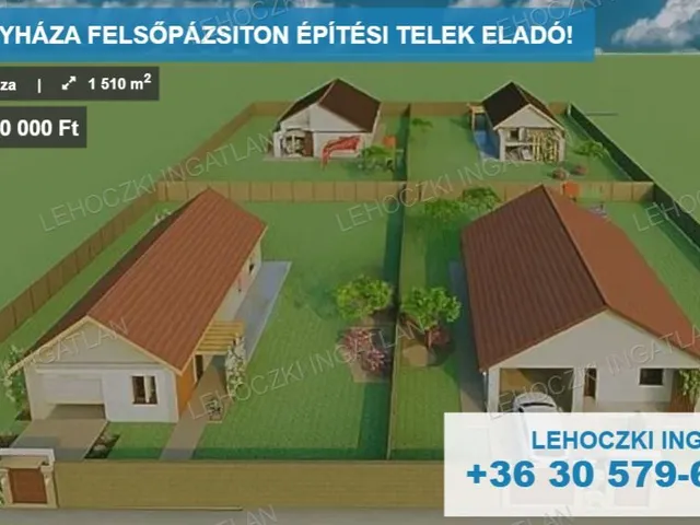 Eladó telek Nyíregyháza 1510 nm
