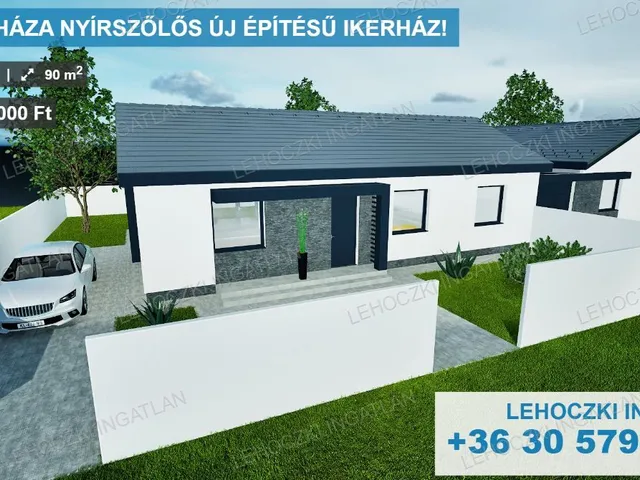 Eladó ház Nyíregyháza, Nyírszőlős 90 nm