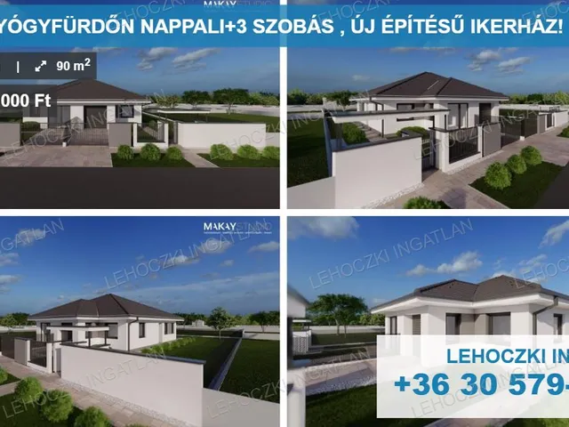 Eladó ház Nyíregyháza, Sóstógyógyfürdő 90 nm