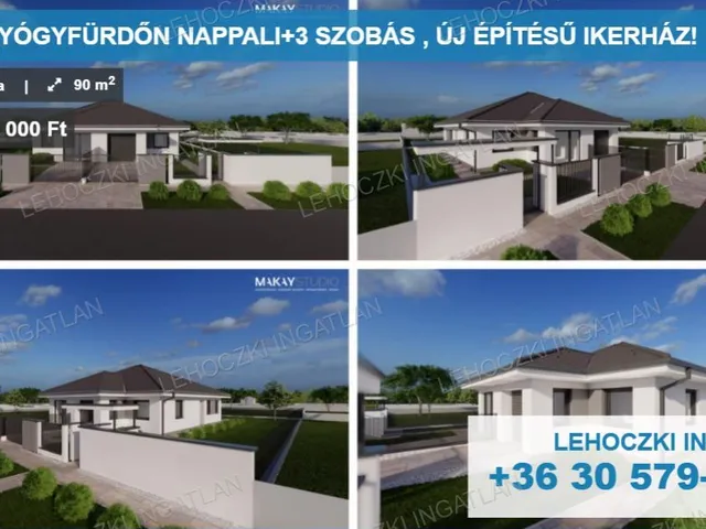 Eladó ház Nyíregyháza, Sóstógyógyfürdő 90 nm