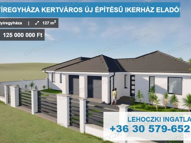 Eladó ház Nyíregyháza, Kertváros 127 nm