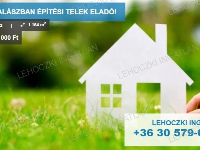 Eladó telek Nagyhalász 1164 nm