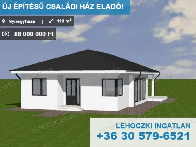 Eladó ház Nyíregyháza, Kőlapos 110 nm