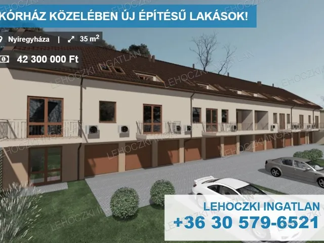 Eladó lakás Nyíregyháza, Malomkert 35 nm