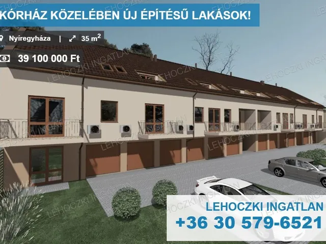Eladó lakás Nyíregyháza, Malomkert 35 nm