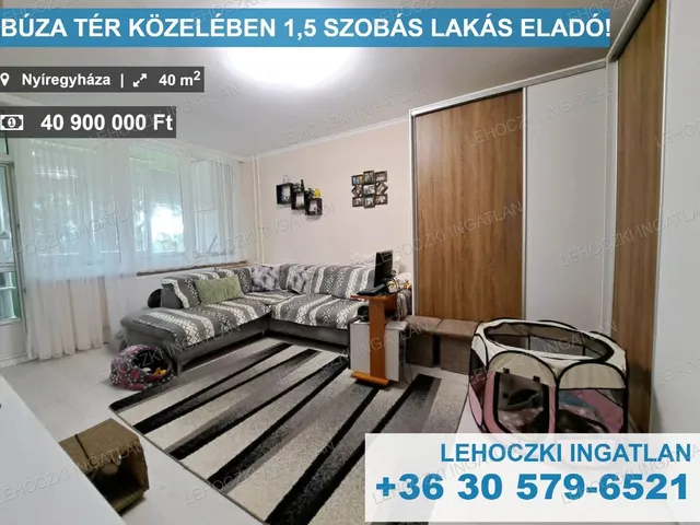 Eladó lakás Nyíregyháza, Belváros 40 nm