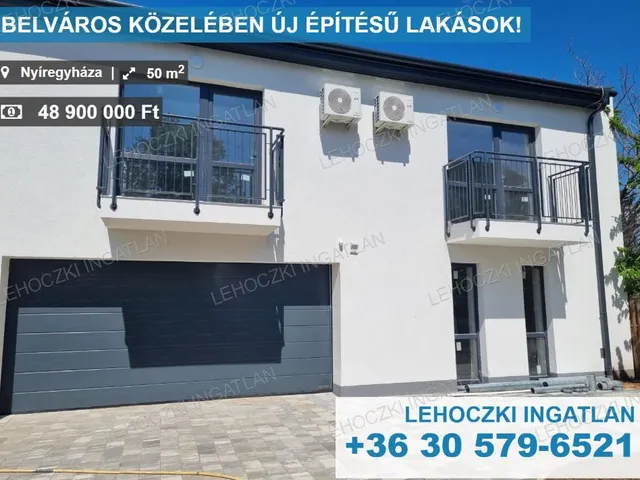 Eladó lakás Nyíregyháza, Belváros 50 nm