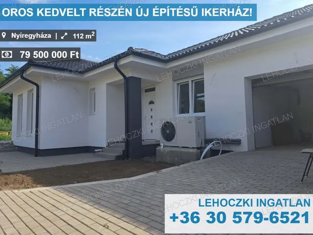 Eladó ház Nyíregyháza, Oros 112 nm