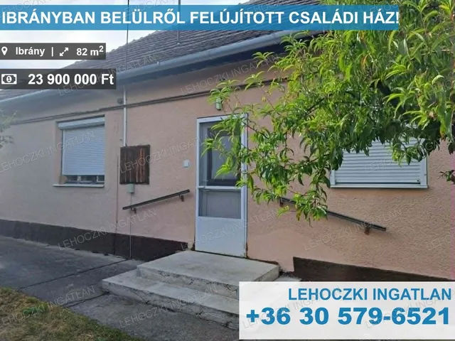 Eladó ház Ibrány 82 nm