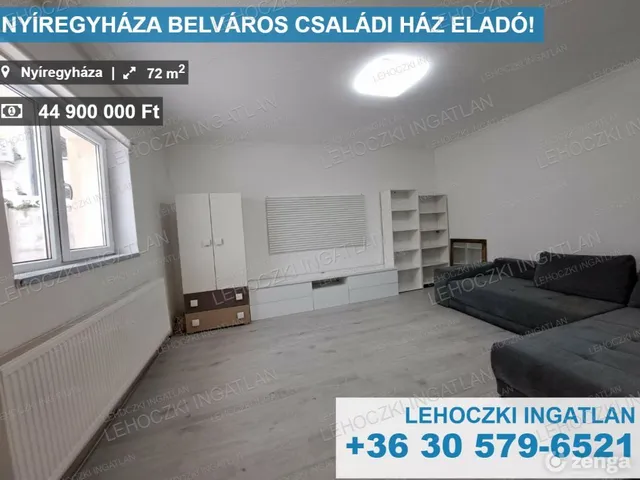 Eladó ház Nyíregyháza, Belváros 72 nm