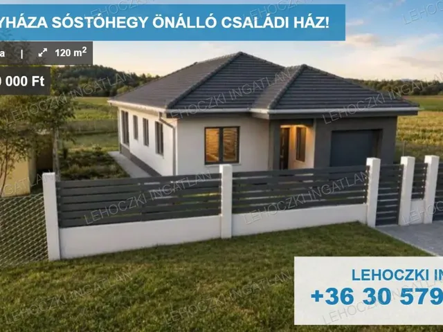 Eladó ház Nyíregyháza, Sóstóhegy 120 nm