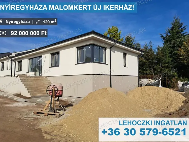 Eladó ház Nyíregyháza, Malomkert 129 nm