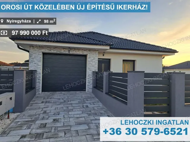 Eladó ház Nyíregyháza, Oros 98 nm
